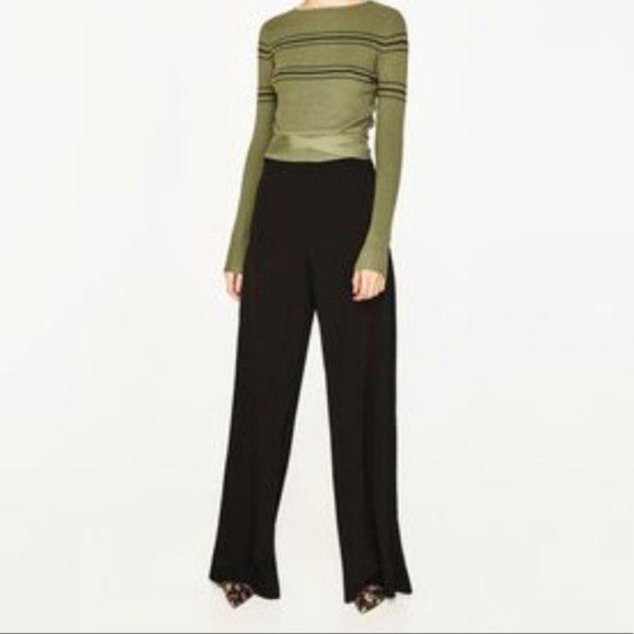 Zara Cropped knitted sweater toes around the waist - Picture 2 of 3